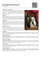 Vorschau - Arbeitsblätter - Der Sonnenkönig Ludwig XIV. - Infotext und Übungen - Seite 1