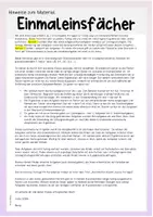 Vorschau - Merkblätter - Einmaleins Fächer (verschiedene Versionen) - Seite 1