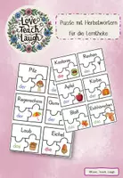 Vorschau - Spiele - Puzzle mit Herbstwörtern - Deckblatt