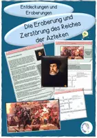 Vorschau - Stundenentwürfe - Geschichte-Entdeckungen und Eroberungen-Die Zerstörung des Aztekenreiches - Deckblatt