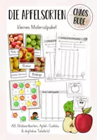Vorschau - Arbeitsblätter - Die Apfelsorten - kleines Materialpaket (1./2. Klasse) - Deckblatt