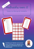 Vorschau - Stationenlernen - Spiele zur Malreihe von 2 - Deckblatt
