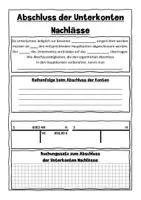 Vorschau - Stundenentwürfe - Abschluss der Unterkonten Nachlässe BwR 8 II Lehrplan Plus - Seite 2