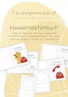 Vorschau - Anderer Materialtyp - Klassengemeinschaft - Klassen-Telefonbuch - Deckblatt