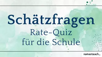 Vorschau - Arbeitsblätter - 60 spannende Schätzfragen - Rätsel-Quiz inklusive Schätzkarten - Seite 1