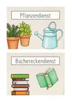 Vorschau - Bildkarten - Klassendienste - Merkkarten (beige) - Seite 3