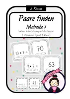 Vorschau - Stationenlernen - Paare finden | Malreihe 7 | Einmaleins - Deckblatt