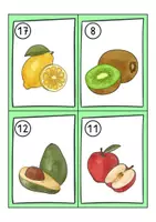 Vorschau - Arbeitsblätter - Rechenspaziergang Klasse 1 ZR 20 - Obst und Gemüse - Seite 2
