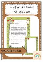 Vorschau - Anderer Materialtyp - Otterklasse - Brief an die Kinder - Deckblatt