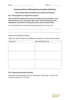 Vorschau - Klassenarbeiten - Klassenarbeit Stellungnahme schreiben: Handyzeiten Klasse 7/8 - Seite 2