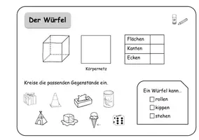 Vorschau - Arbeitsblätter - geometrische Körper - Merkheft - Seite 3