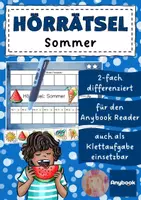 Vorschau - Arbeitsblätter - AnybookPro Material: Hörrätsel Sommer - Deckblatt