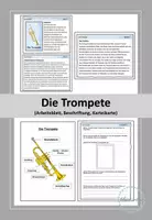 Vorschau - Arbeitsblätter - Die Trompete - Deckblatt