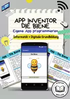 Vorschau - Arbeitsblätter - App Inventor (Programmieren) - Die Biene - Für Anfänger - Deckblatt