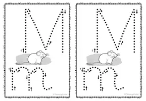 Vorschau - Aufgabenkarten - Buchstaben prickeln - Grundschrift und Druckschrift - Seite 3
