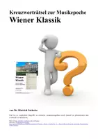 Vorschau - Spiele - Kreuzworträtsel zu: Musik der Klassik - Deckblatt