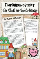 Vorschau - Text - Einführungsgeschichte: Die Stadt der Zahlenhäuser - Deckblatt