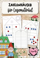 Vorschau - Arbeitsblätter - Zahlenhäuser für Legematerial - Deckblatt