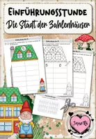 Vorschau - Arbeitsblätter - Einführungsstunde: Die Stadt der Zahlenhäuser (Zahlenhaus der 5) - Deckblatt