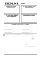 Vorschau - Anderer Materialtyp - Feedback Schuljahresende von Schülern - Deckblatt