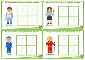 anteprima - Flashcard - Edu-kit impariamo i mestieri - Pagina di copertina