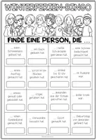 Vorschau - Arbeitsblätter - Winterferien - Bingo - Seite 2