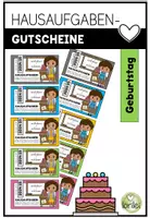 Vorschau - Poster - Hausaufgabengutscheine - Deckblatt