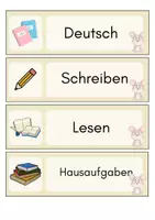 Vorschau - Arbeitsblätter - Materialpaket: MAUS Klasse Deko für die erste Klasse - Seite 1