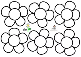Vorschau - Mal- und Bastelvorlagen - Blume mit Bleistift als Geschenk Bastelvorlage Kunst Sommer Herbst Chenilledraht - Seite 3