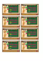 Vorschau - Arbeitsblätter - Materialpaket – Tierischer Schulstart – Erdmännchen - Seite 3