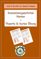 Vorschau - Arbeitsblätter - Nomen_Zusammengesetztes Nomen_Theorie und kurze Übung - Deckblatt