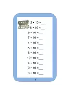 Vorschau - Stationenlernen - Spiele zur Malreihe von 10 - Seite 1