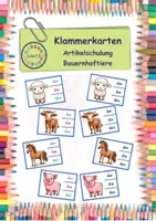 Vorschau - Mal- und Bastelvorlagen - Materialpaket Bauernhoftiere - Seite 1