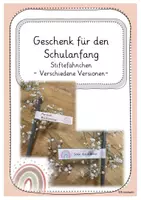 Vorschau - Anderer Materialtyp - Herzlich Willkommen Stiftefähnchen Rainbow - Deckblatt