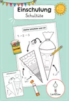 Vorschau - Spiele - Schultüte - Einschulung, Schulstart | Kennenlernen 1. Klasse - Deckblatt