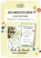 Vorschau - Anderer Materialtyp - Anhänger für Geschenke an Schüler*innen - Deckblatt