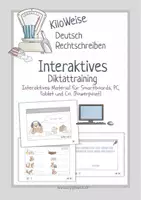Vorschau - Interaktives Material - Interaktives Diktattraining für Smartboard, PC, Tablet & Co. Vorsilbe ver- und vor- - Seite 2