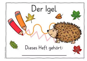 Vorschau - Unterrichtsreihen - Der Igel - Mein erstes Lernheft - für Vorschule, 1. Klasse, sonderpädagogische Förderung - Seite 1