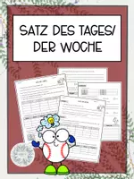Vorschau - Arbeitsblätter - Satz des Tages/ Satz der Woche - Deckblatt