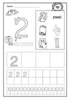 Vorschau - Arbeitsblätter - Materialpaket Ziffern schreiben im 1. Schulhalbjahr - Seite 3