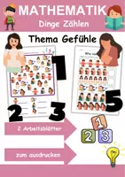 Vorschau - Arbeitsblätter - Gefühle Zählen/Mathematik - Klasse 1 und 2 - Deckblatt