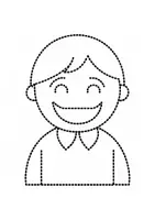 Vorschau - Arbeitsblätter - Prickelbilder Thema Gefühle - Grundschule - Bastelvorlagen - Seite 1
