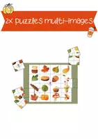Aperçu - Apprentissages en autonomie - ATELIERS AUTOMNE 2x puzzles multi-images - Page de couverture