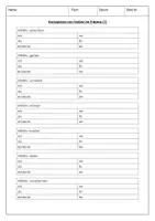 Vorschau - Arbeitsblätter - Zeitformen - Arbeitsblätter und Spiele - Seite 1