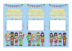 Vorschau - Bildkarten - Willkommensgeschenk zum Schulstart: Vorlage (hochkant) - Seite 2