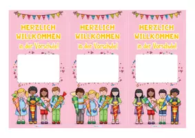 Vorschau - Bildkarten - Willkommensgeschenk zum Schulstart: Vorlage (hochkant) - Seite 3