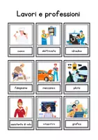 Vista previa - Tarjetas / Manipulativos - Flashcards profesiones en italiano - Tarjetas en italiano - página 2