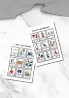 Vista previa - Tarjetas / Manipulativos - Flashcards profesiones en italiano - Tarjetas en italiano - Portada