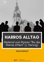 Vorschau - Arbeitsblätter - Harros Alltag: "Bis die Sterne zittern" (J. Herwig) - Kap. 12 - Deckblatt