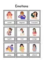 Vista previa - Tarjetas / Manipulativos - Emotions flashards - Tarjetas sobre las emociones - página 2